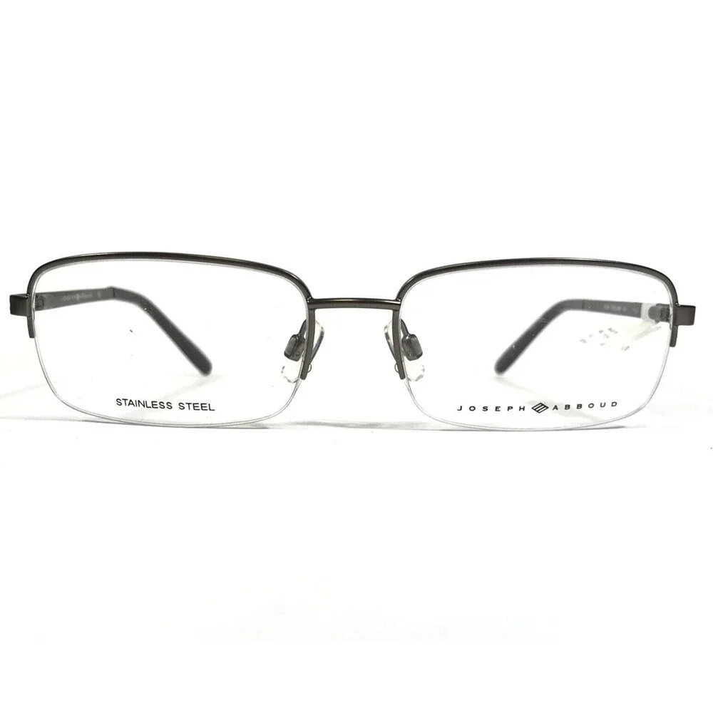 Joseph Abboud Eyeglasses Frames JA4036 015 SILVER Rectangular Half Rim 54-17-140